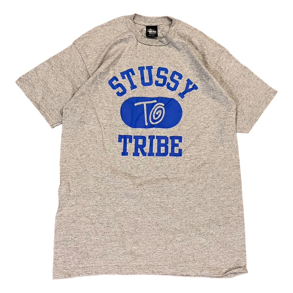 Stussy Toronto Tribe Grey Graphic T-Shirt Mens Medium Big Smoke Posse
